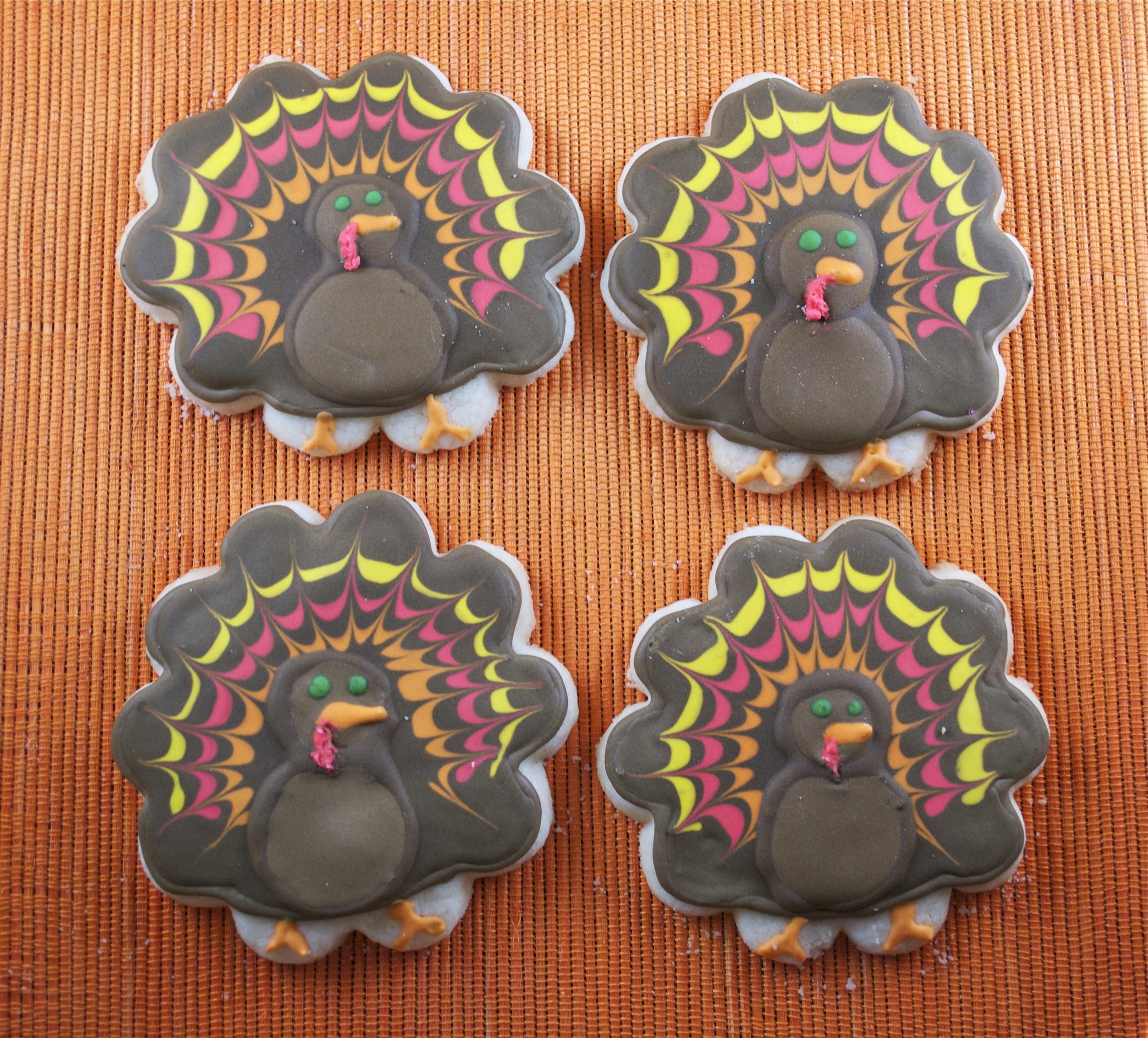 Gluten-Free Turkey Sugar Cookies