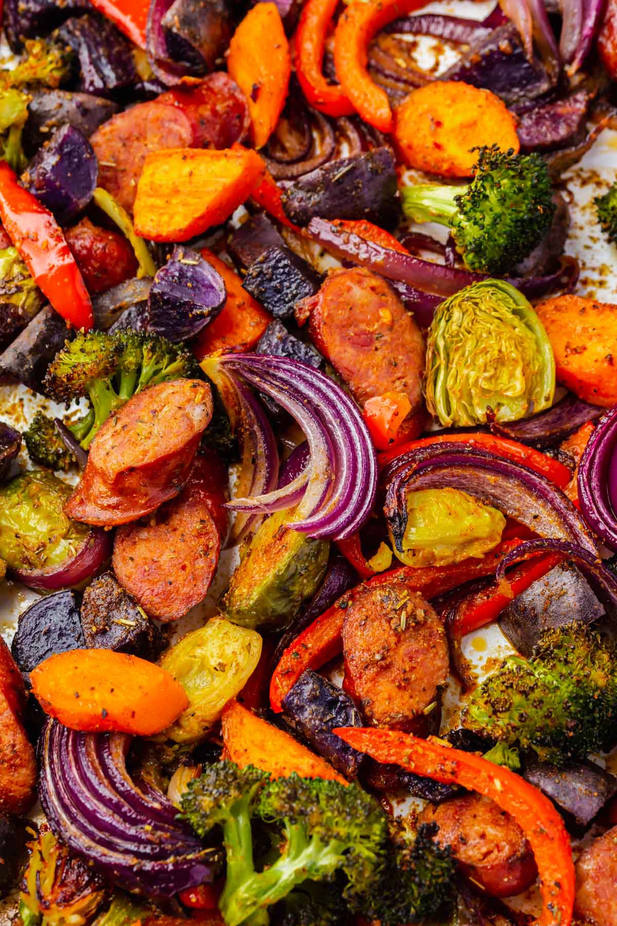 Sheet Pan Roasted Sausage and Vegetables