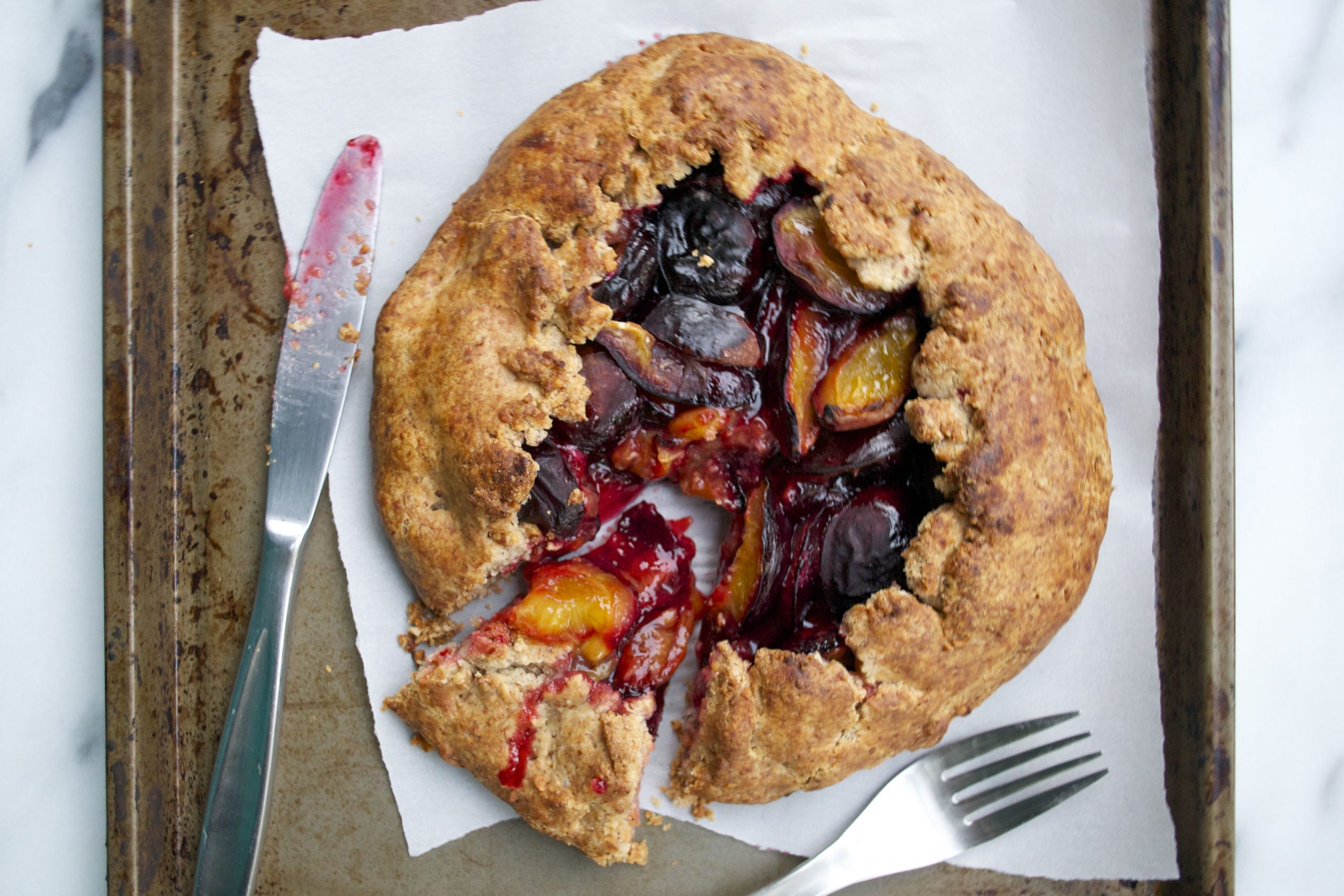 Gluten-Free Plum Galette