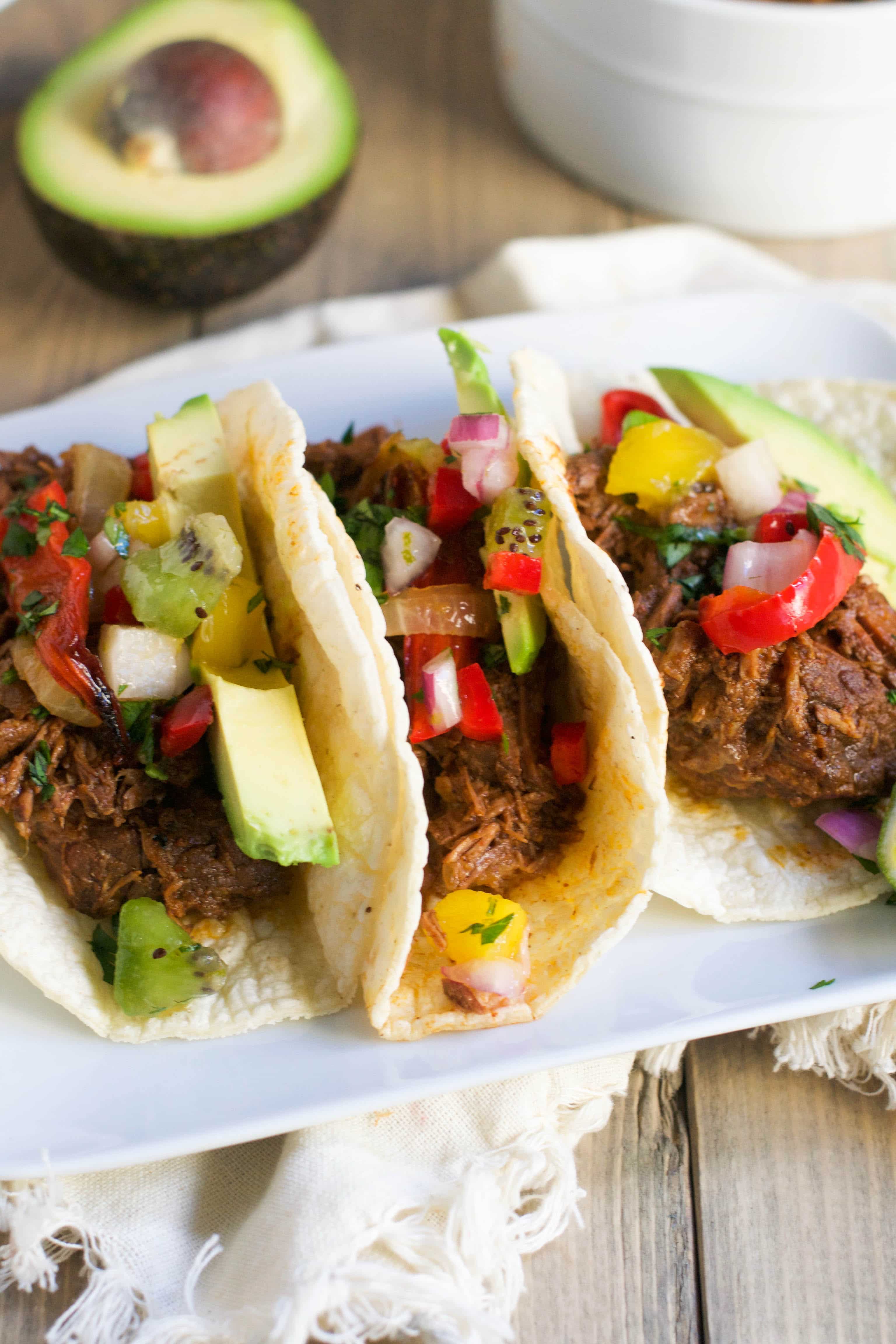 Crockpot Shredded Beef Tacos
