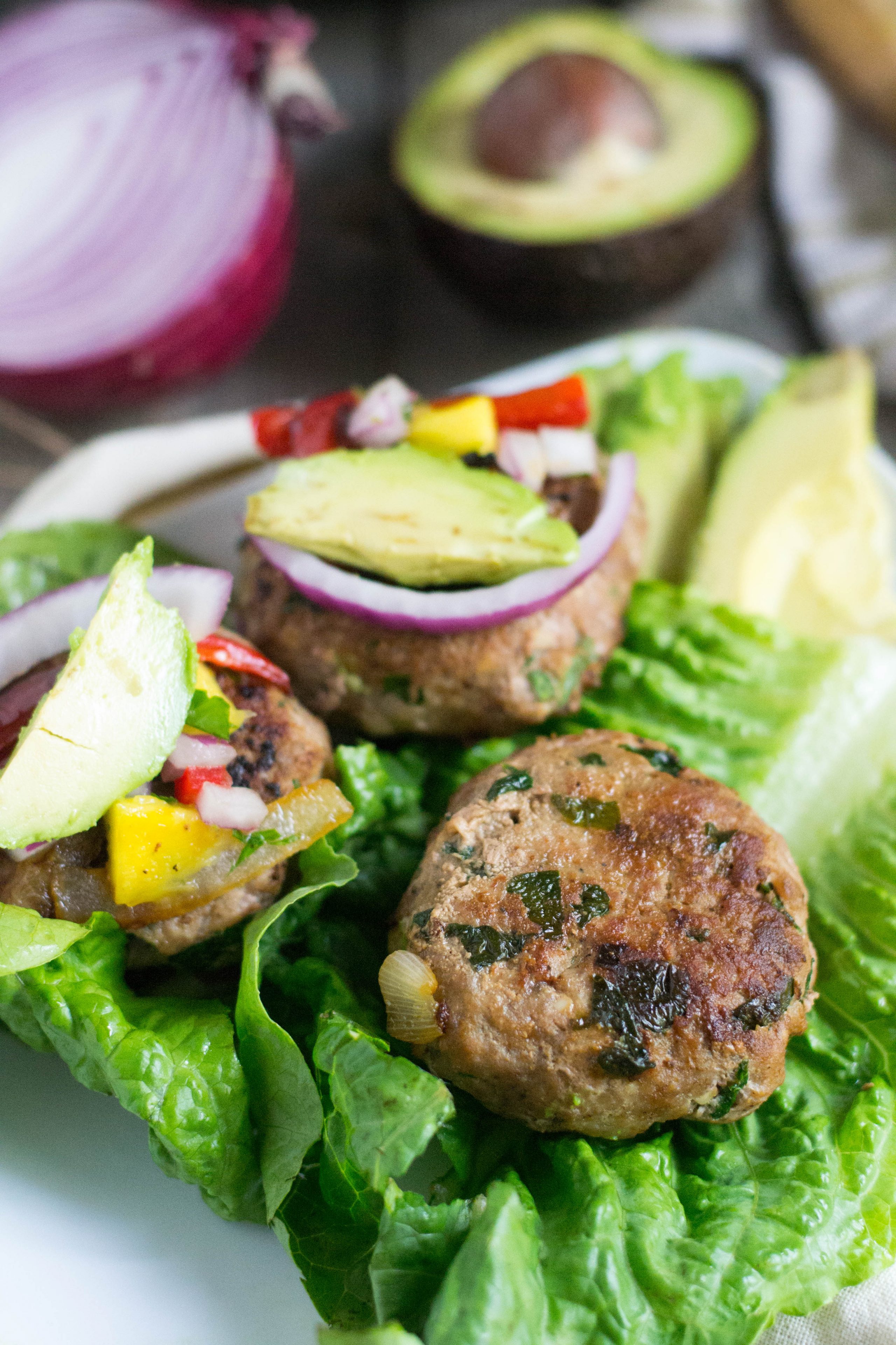 Turkey Spinach Burgers