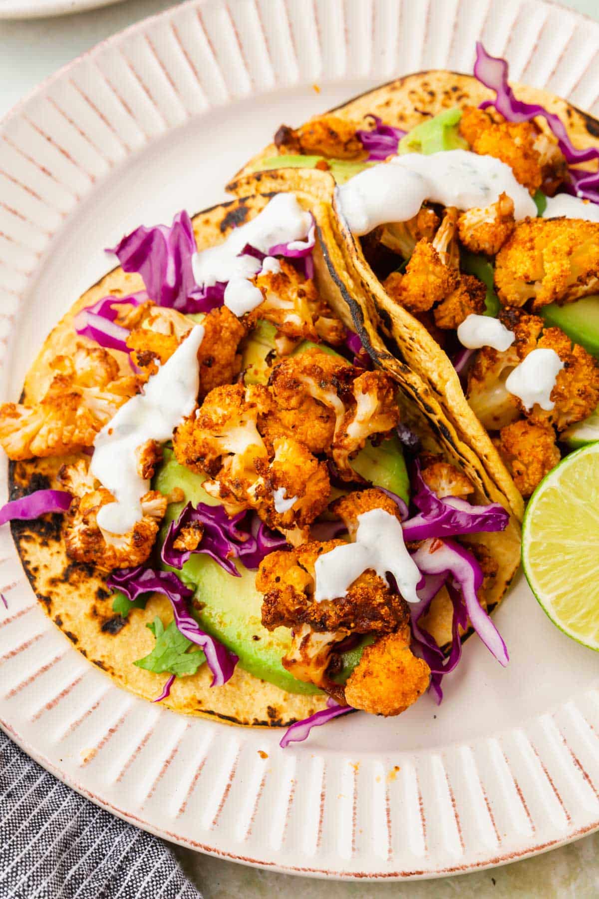 Roasted Cauliflower Tacos