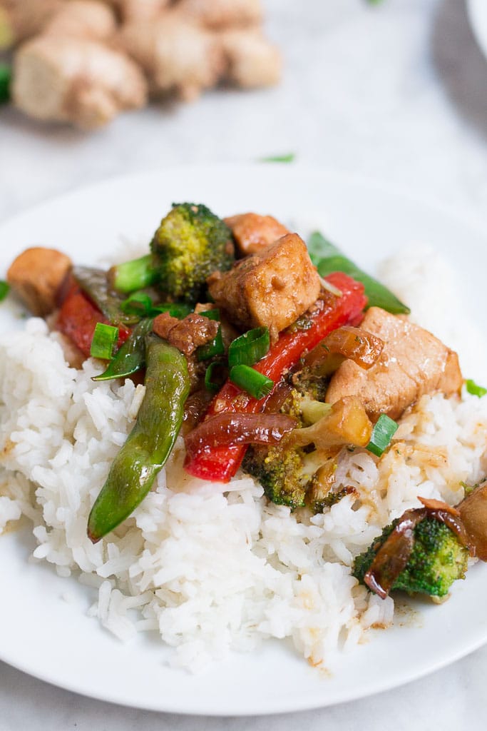 Gluten-Free Chicken Teriyaki Stir Fry