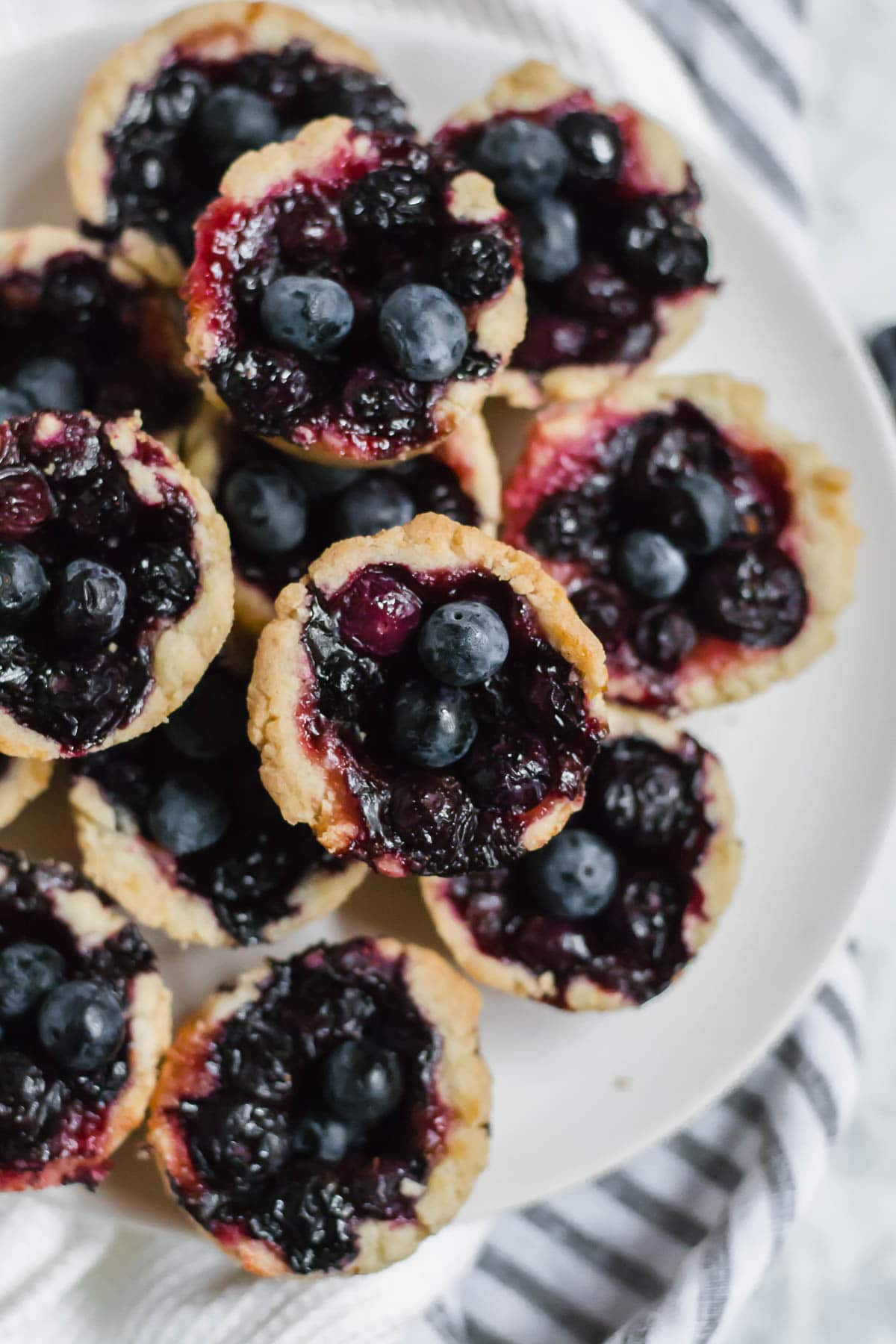 Gluten-Free Mini Blueberry Tarts