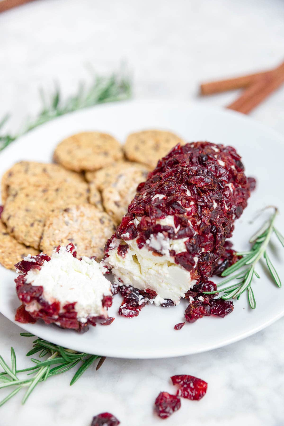 Cranberry Goat Cheese Log