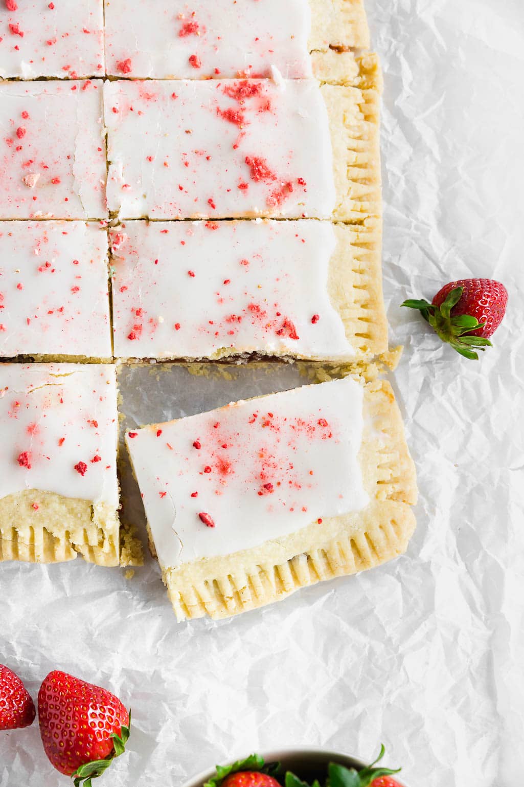 Gluten-Free Giant Strawberry Pop Tart