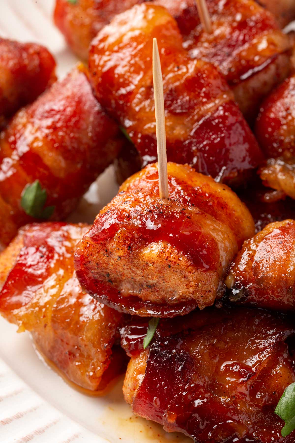 Bacon Wrapped Chicken Bites