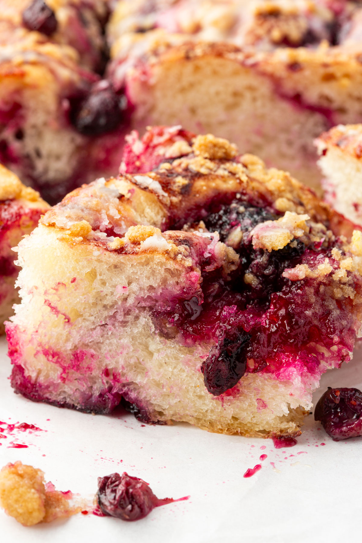 Gluten-Free Blueberry Crumble Focaccia