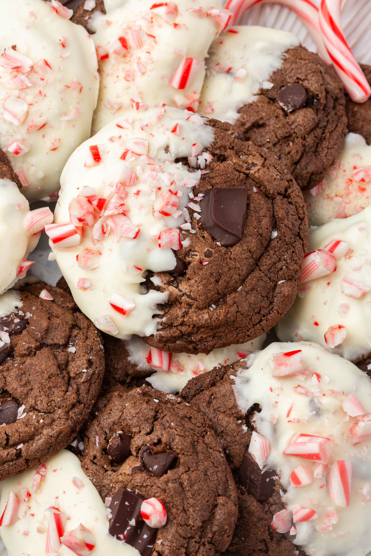 Gluten-Free Chocolate Peppermint Cookies