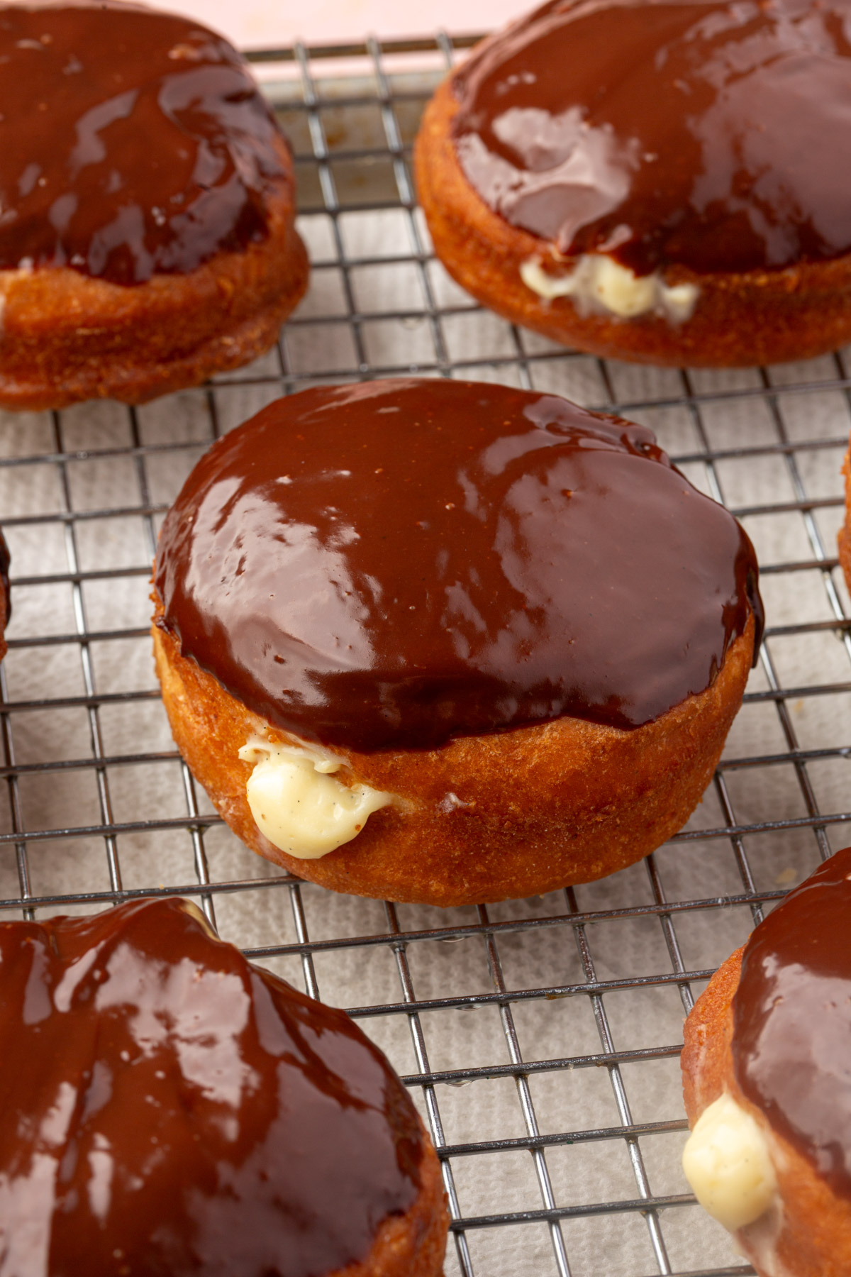 Gluten-Free Boston Cream Donuts