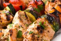 Zesty Greek Chicken Skewers
