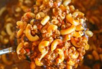 Hearty Beef Macaroni Soup
