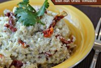Irresistible Creamy Garlic Parmesan Quinoa with Sun-Dried Tomatoes