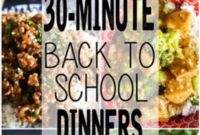 Quick and Easy School Night Meals