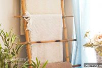 Elegant Bamboo Display Ladder