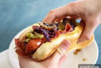 Pastrami Relish Hotdog