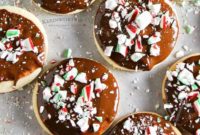Decadent Chocolate Peppermint Shortbread