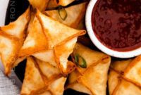 Crispy Air Fryer Crab Rangoon