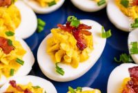 Loaded Bacon Deviled Eggs