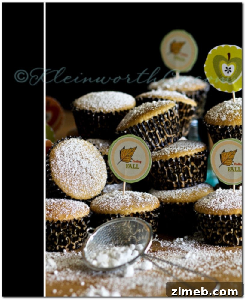 DIY Fall Cupcake Decorations - Easy Printable Toppers
