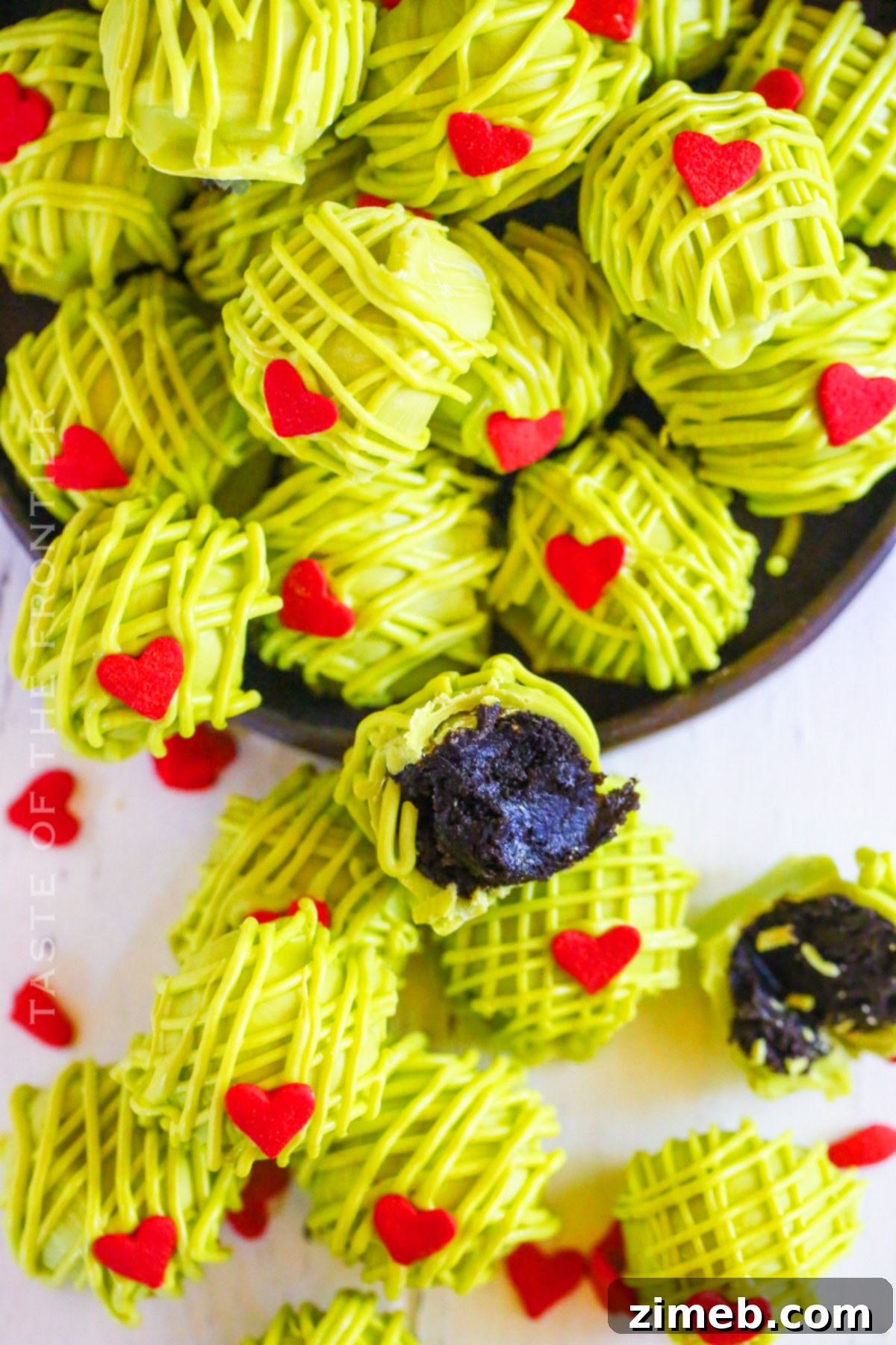 Grinch Treats: No Bake Christmas Dessert