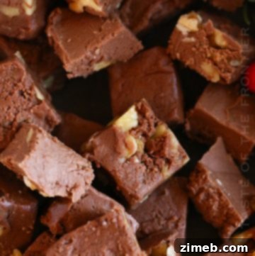 fudge with nuts