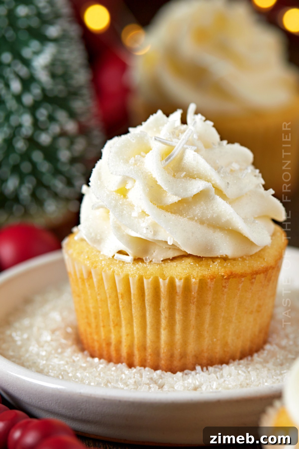 Bubbly Buttercream 2 Champagne Cupcakes with Frosting, perfect for New Year's Eve or any elegant celebration