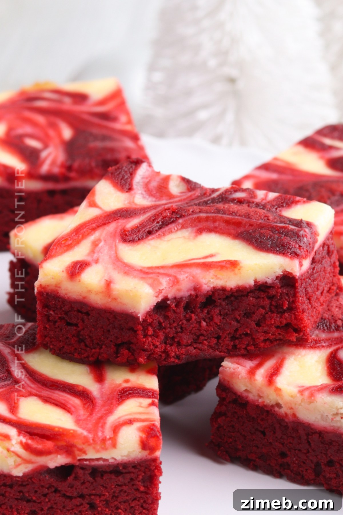 Best Red Velvet Cream Cheese Brownies