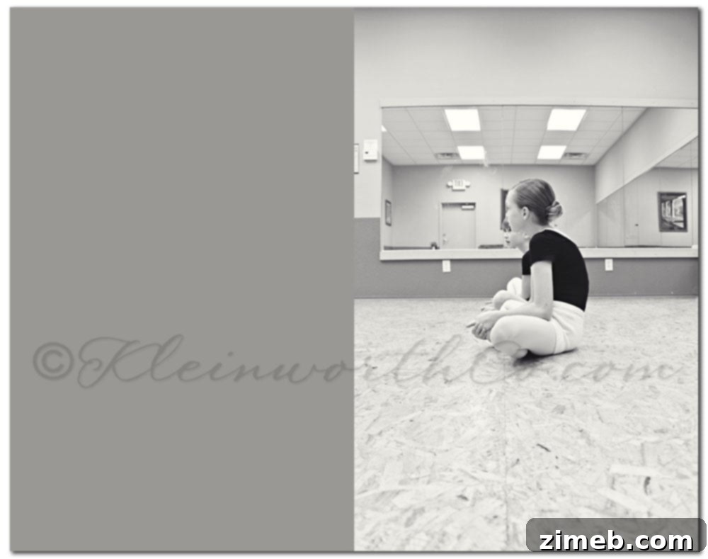 Ballet class, ballerina