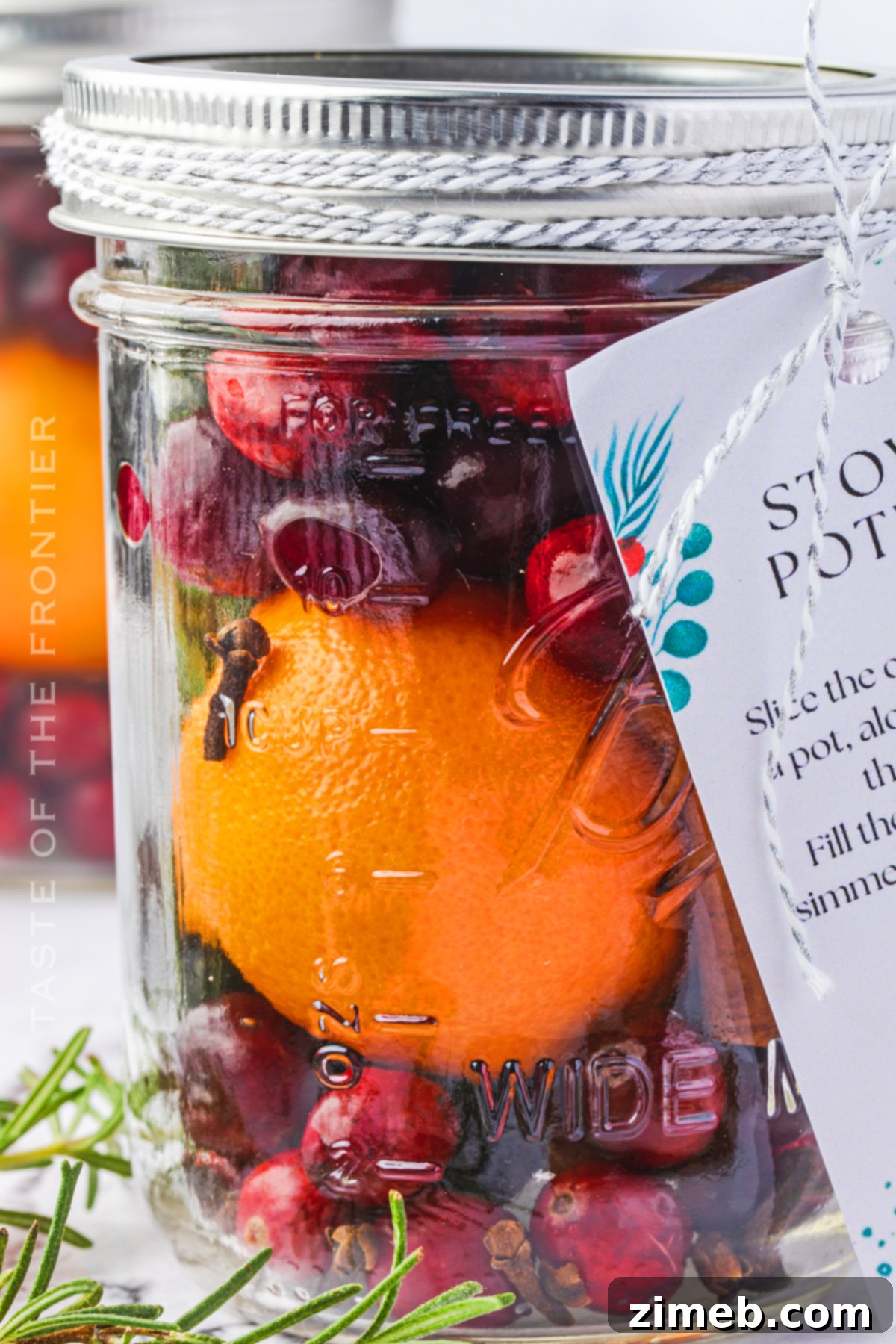Simmering Scents 7 potpourri gift jar
