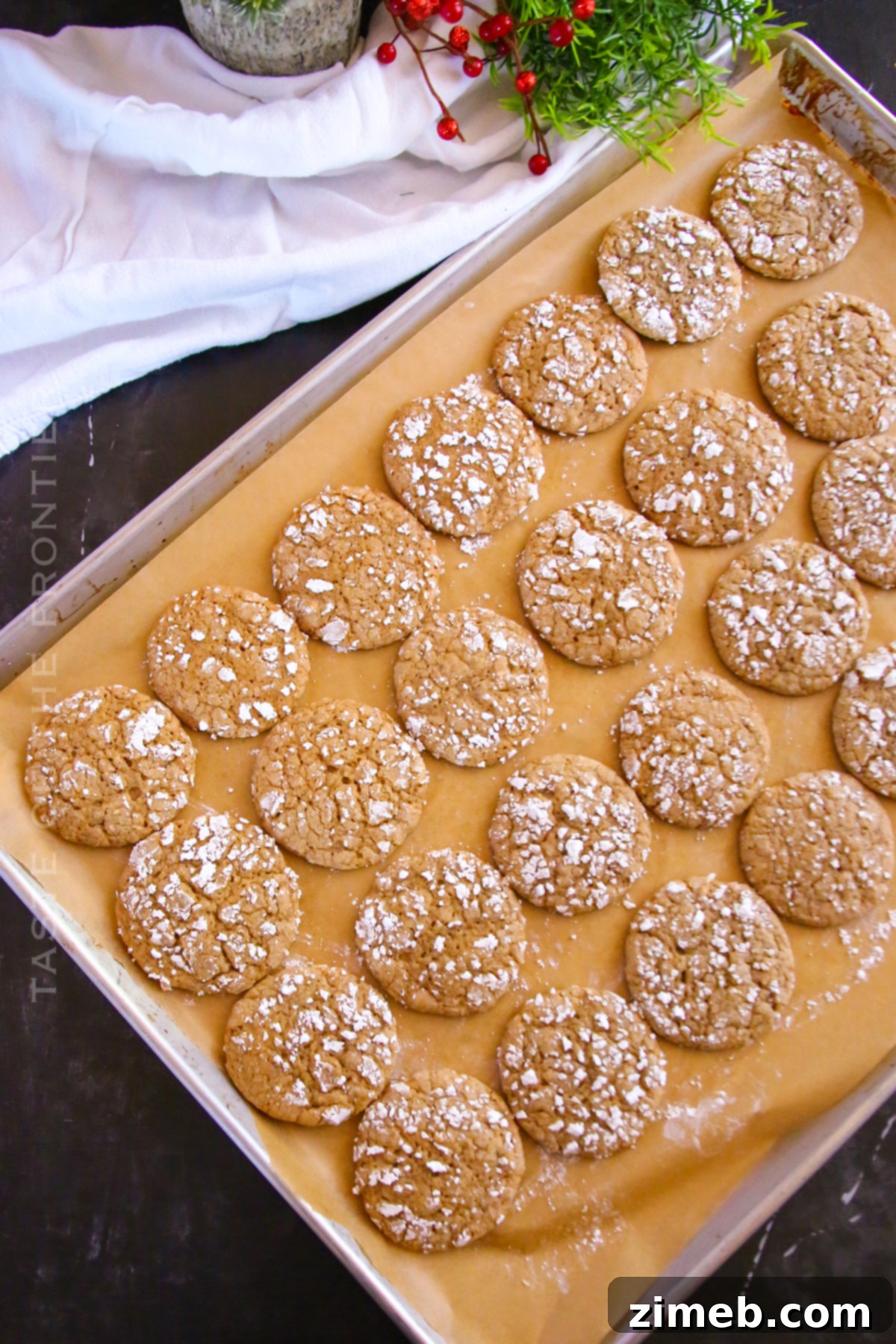 baked cookies