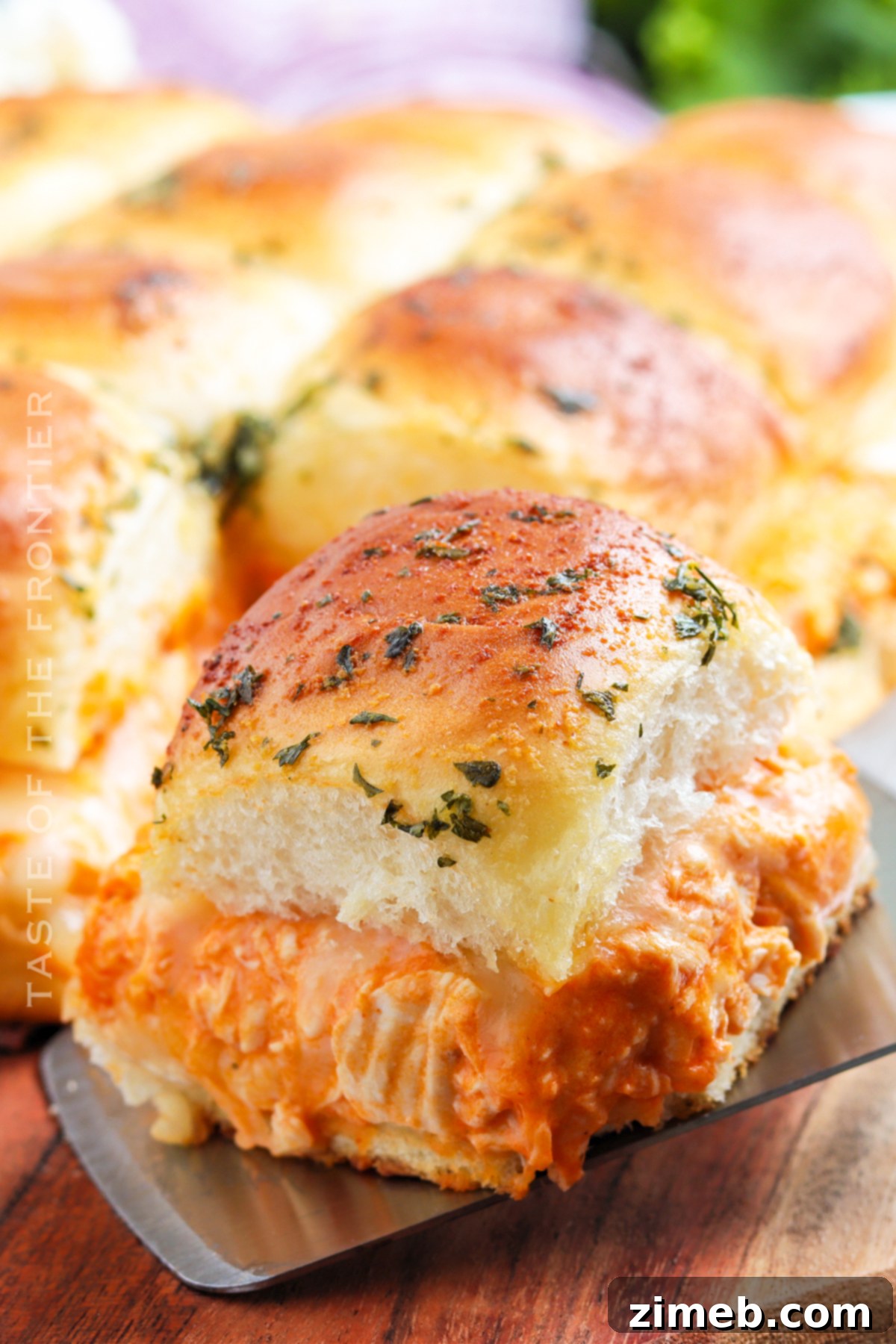 Recipe for Buffalo Chicken Sliders