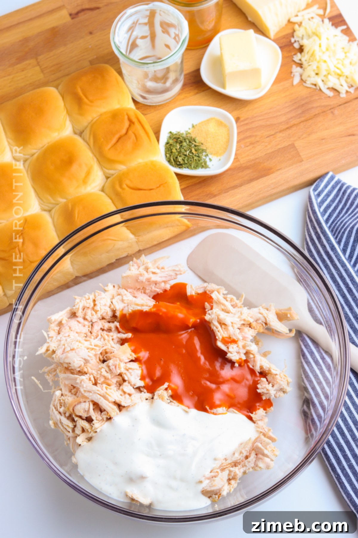 how to make the chicken filling
