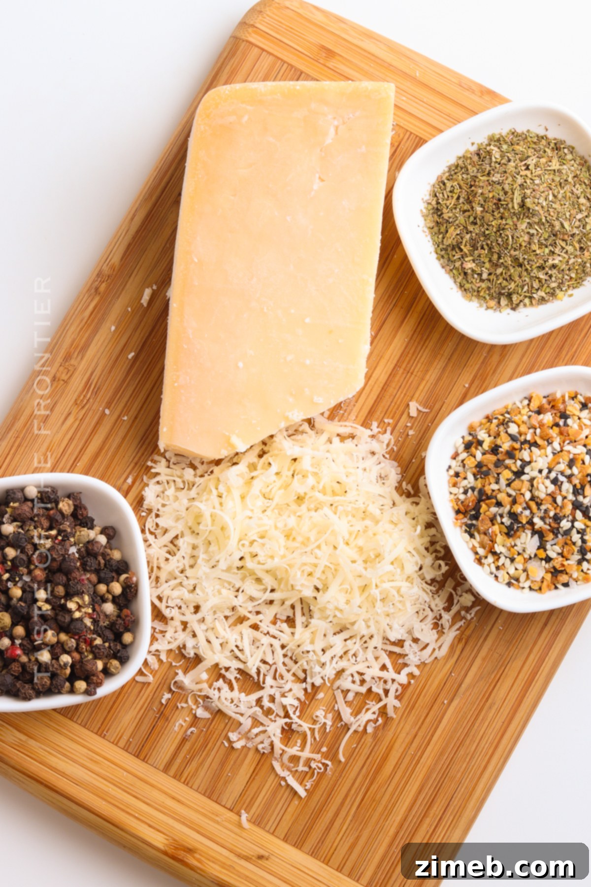 Ingredients for Easy Parmesan Crisps