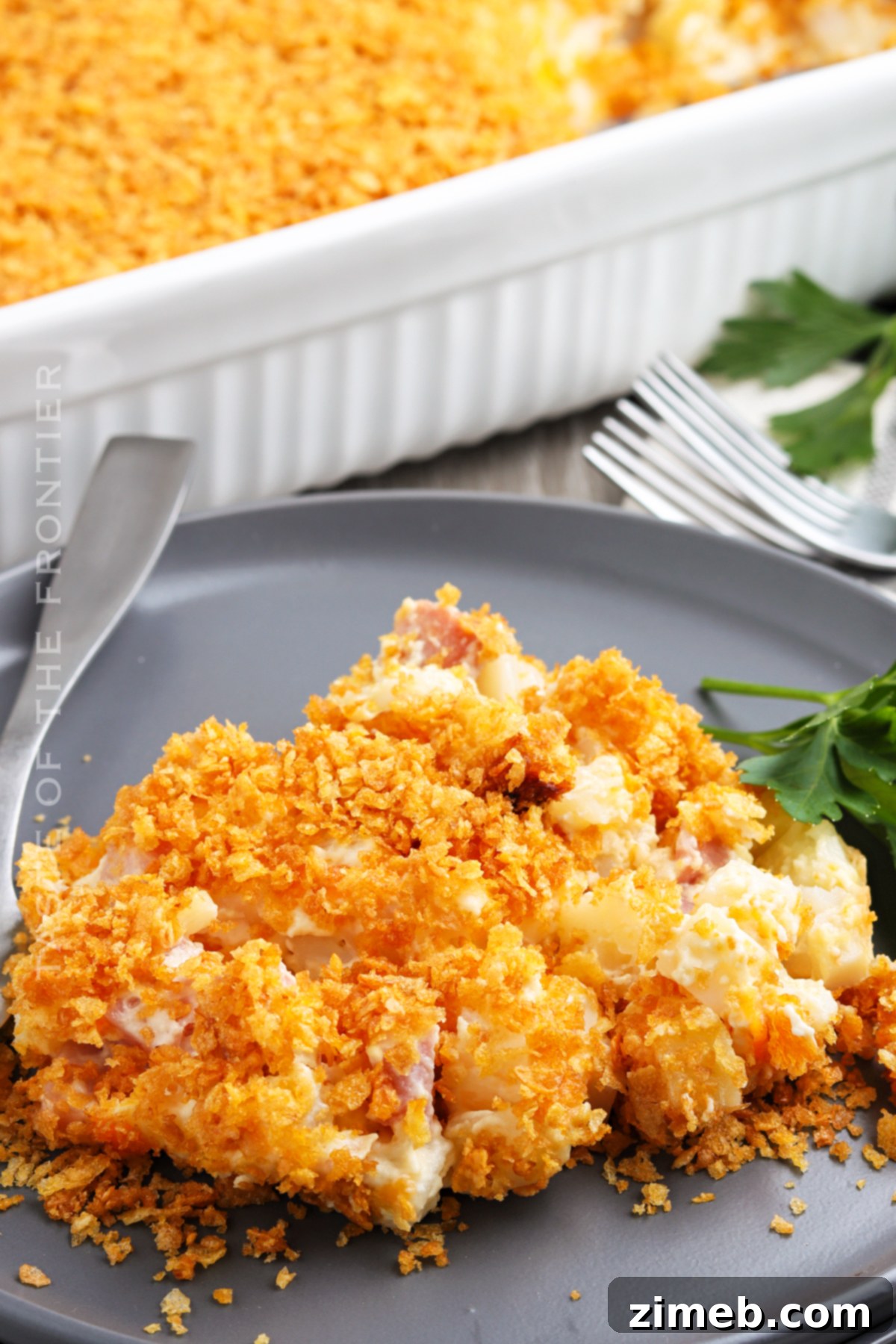 Hearty Ham Potato Bake 3 leftover ham casserole