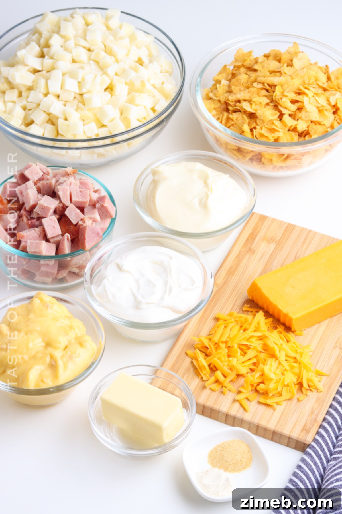 Hearty Ham Potato Bake 4 Ham and Potato Casserole Ingredients