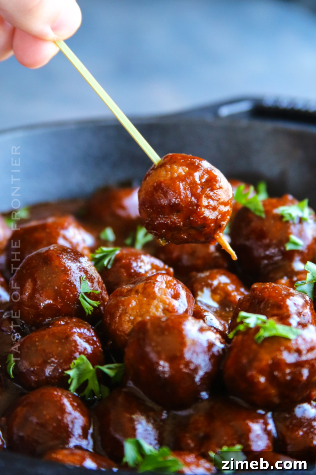 Slow-Smoked Meatball Magic 15 BBQ Meatballs