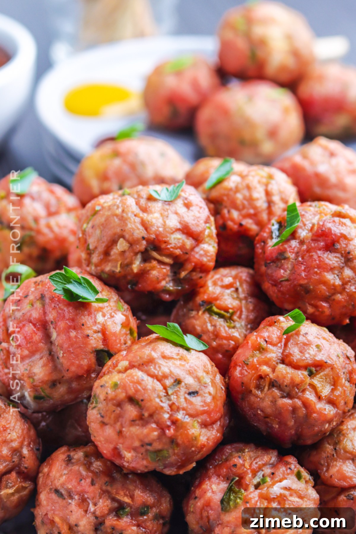 Slow-Smoked Meatball Magic 8 Traeger Meatballs