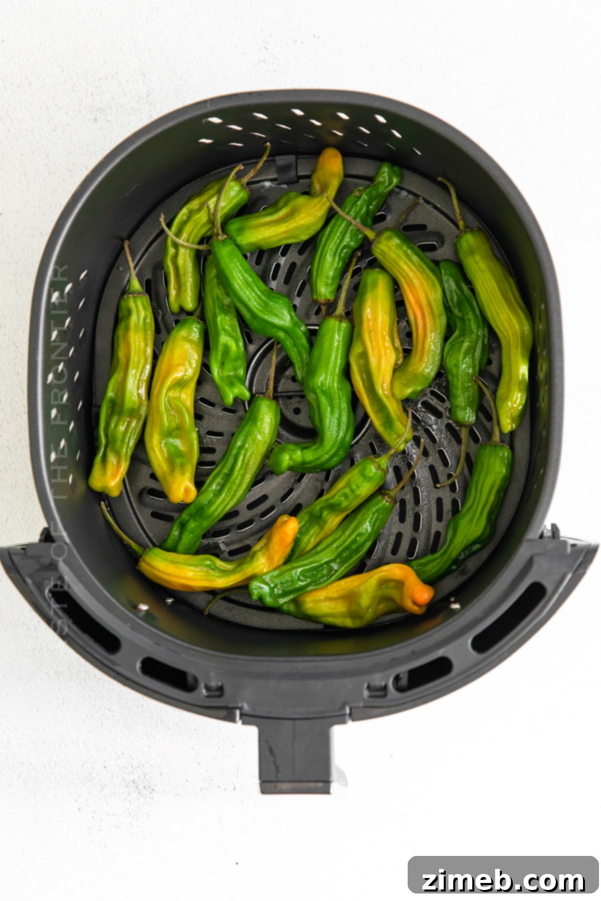 Blistered Air Fryer Shishito Peppers 6 How to make Air Fryer Shishito Peppers step by step