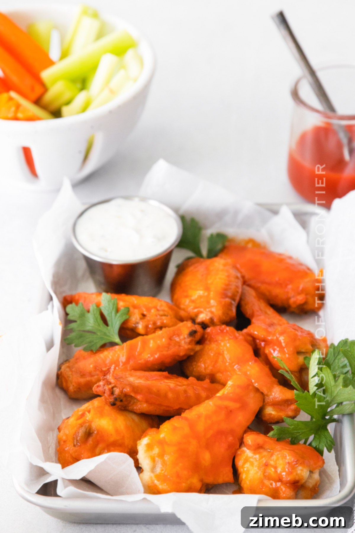 Sticky Honey-Glazed Chicken Wings 3 Homemade Air Fryer Honey Buffalo Chicken Wings for gatherings