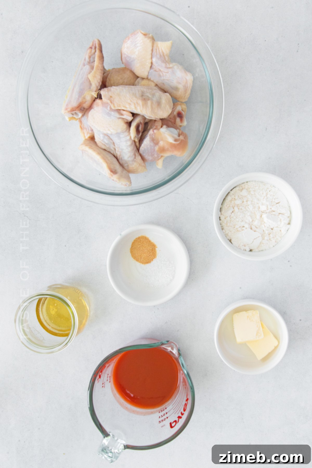 Sticky Honey-Glazed Chicken Wings 4 Ingredients for making Air Fryer Honey Buffalo Chicken Wings