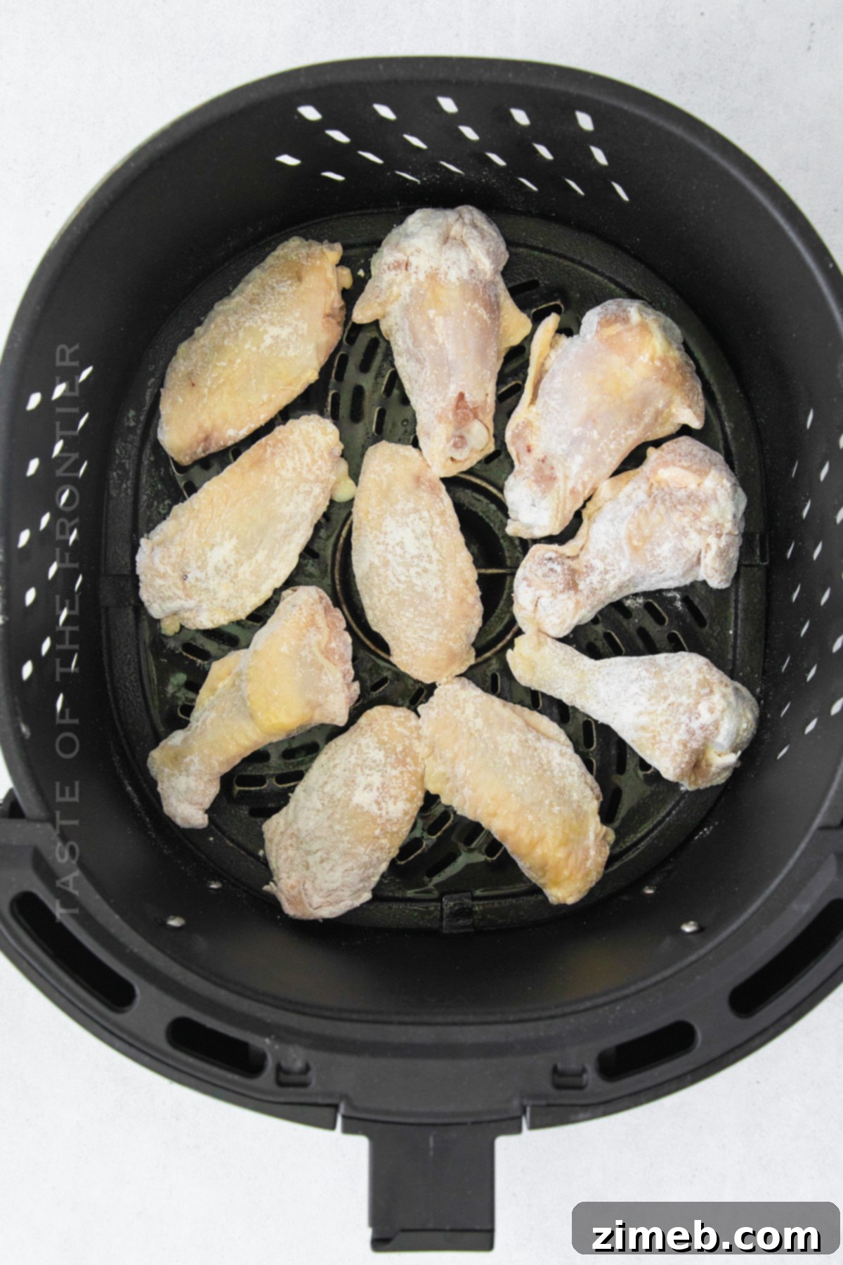 Sticky Honey-Glazed Chicken Wings 6 How to make Air Fryer Honey Buffalo Chicken Wings step by step