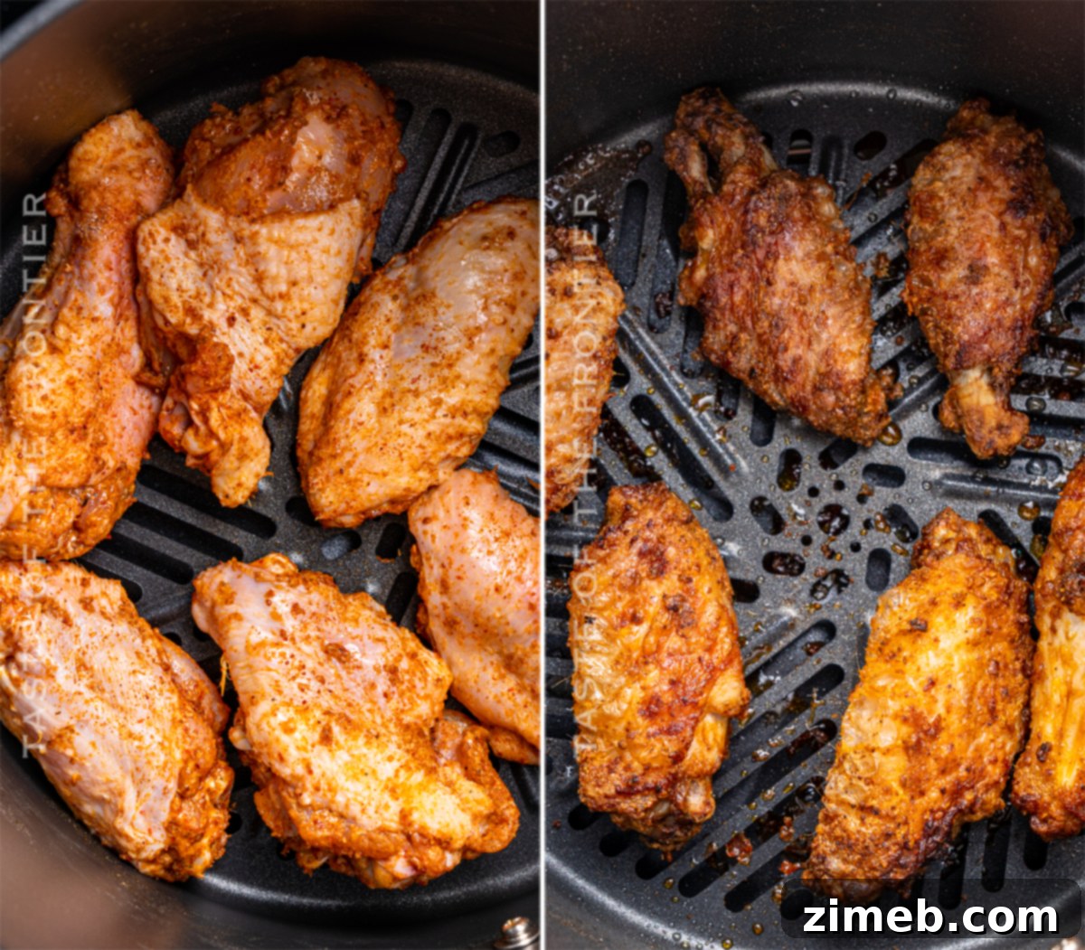 Crispy Air Fryer Chicken Wings 8 How to Make Air Fryer Chicken Wings at Home