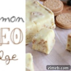 Lemon Oreo Fudge