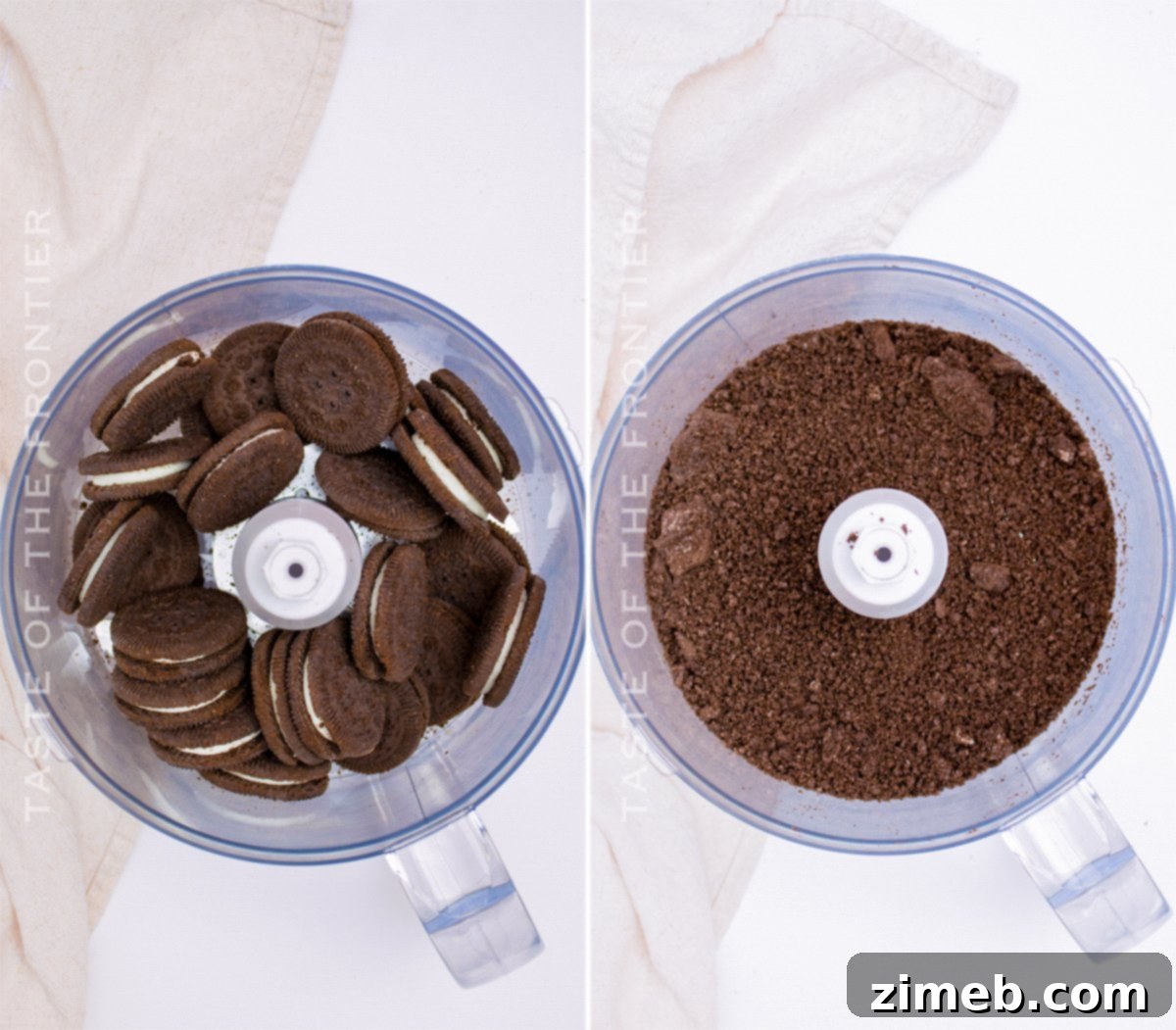 making oreo crust