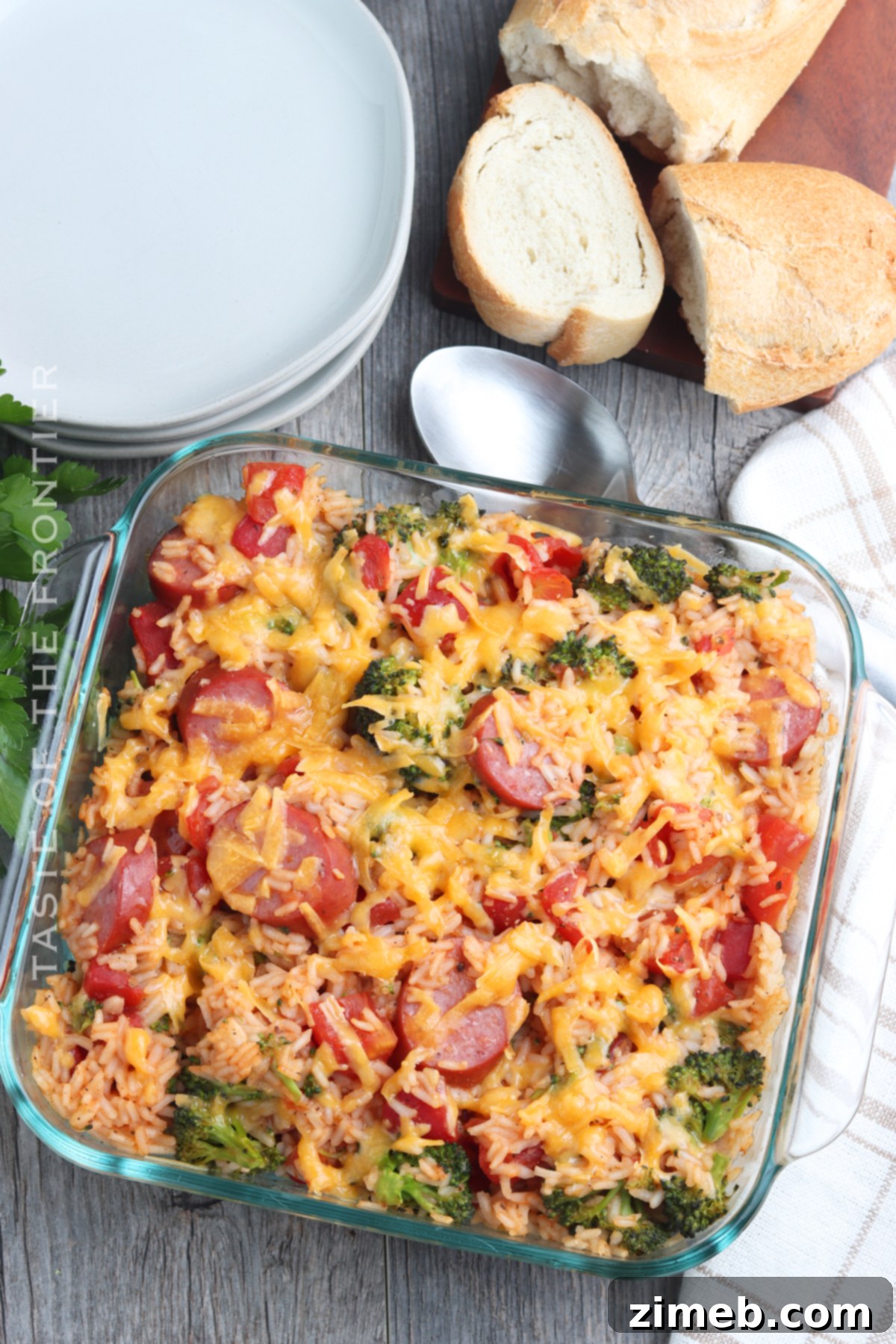 Hearty Sausage and Rice Bake 3 Hearty Sausage and Rice Casserole Dinner for the whole family