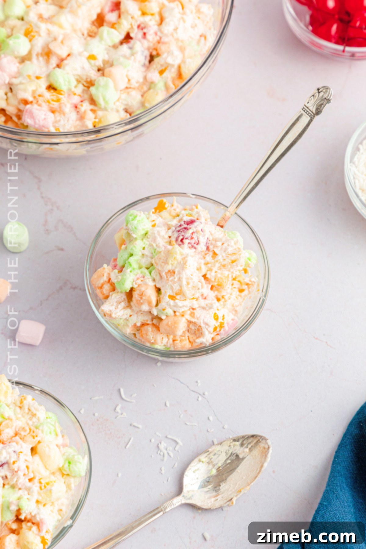 Ambrosia Fruit Salad Side Dish - Potluck Favorite