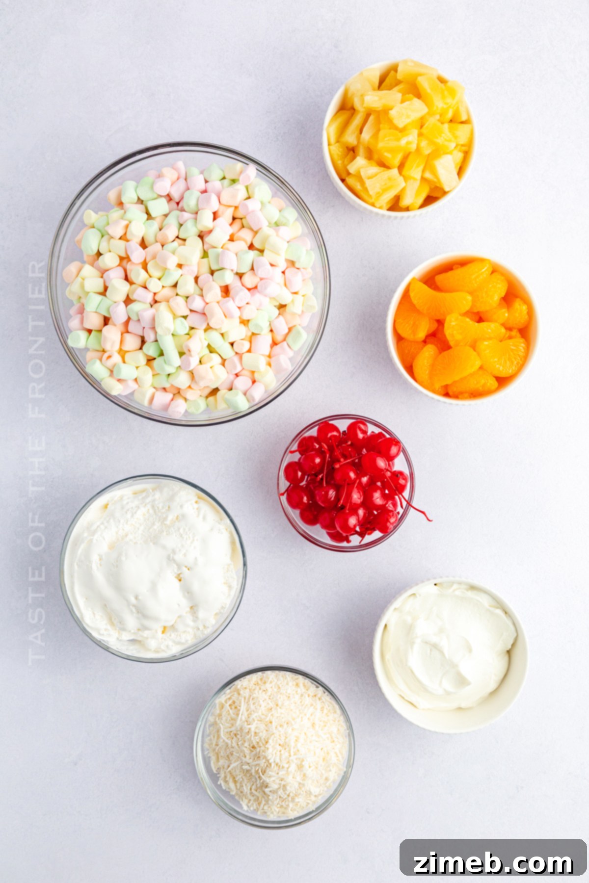 Ambrosia Salad Ingredients - Quick and Easy Recipe