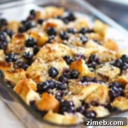 Blueberry Baked French Toast