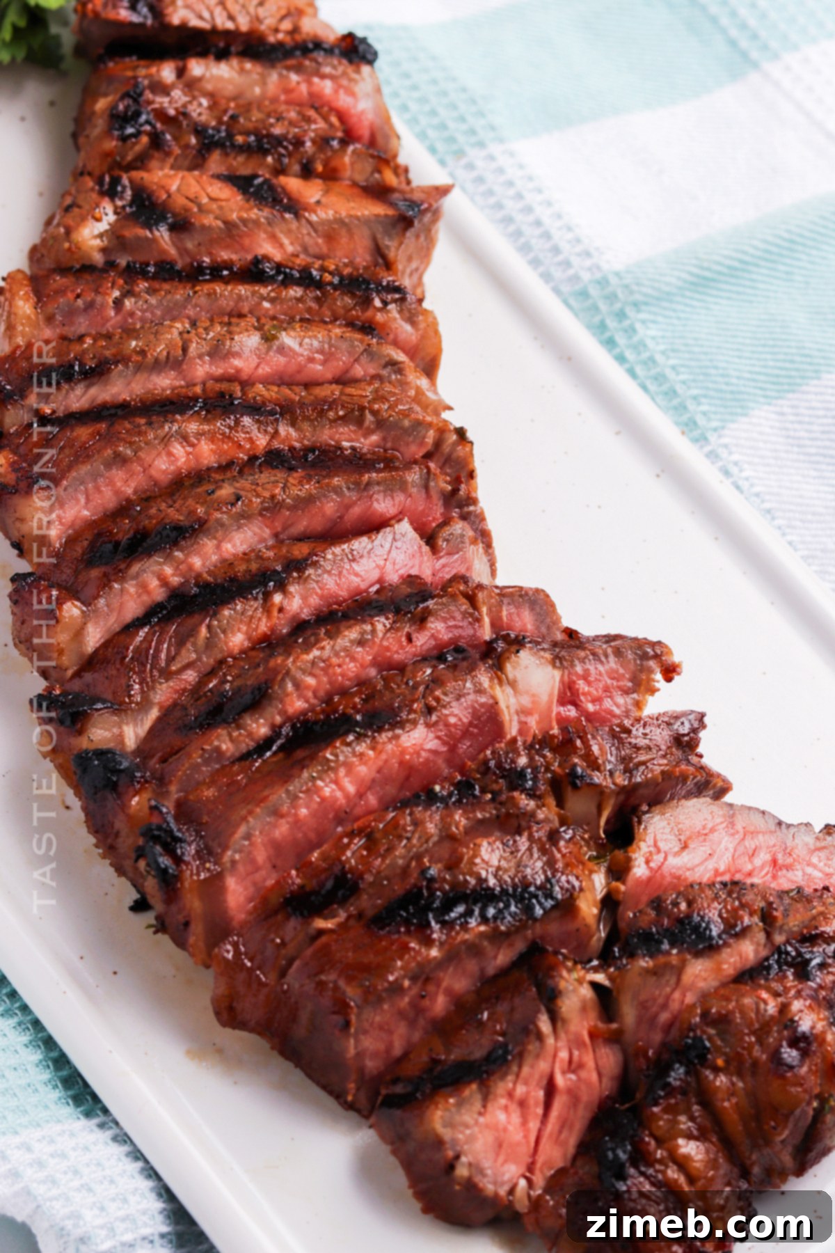 The Only Steak Marinade You'll Ever Need 8 Marinated beef steak being prepared to make it tender and juicy